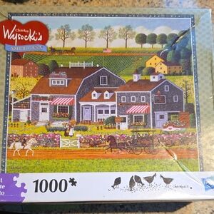 Charles Wysocki's Americana Village Puzzle - 1000 Pieces